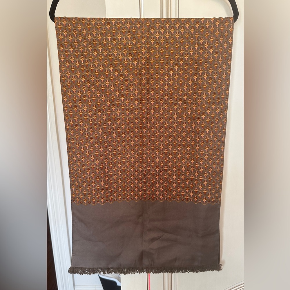 HERMES SILK and ANGORA SCARF